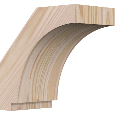 Ekena Millwork 3 1/2"W x 6"D x 6"H Imperial Smooth Knee Brace, Douglas Fir BRC04X06X06IMP00SDF
